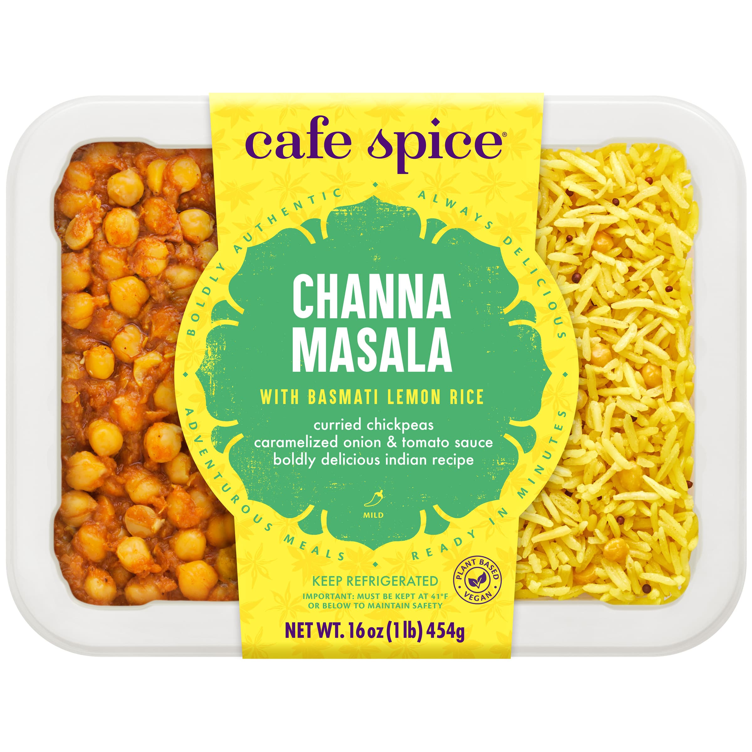 Channa Masala with Lemon Rice