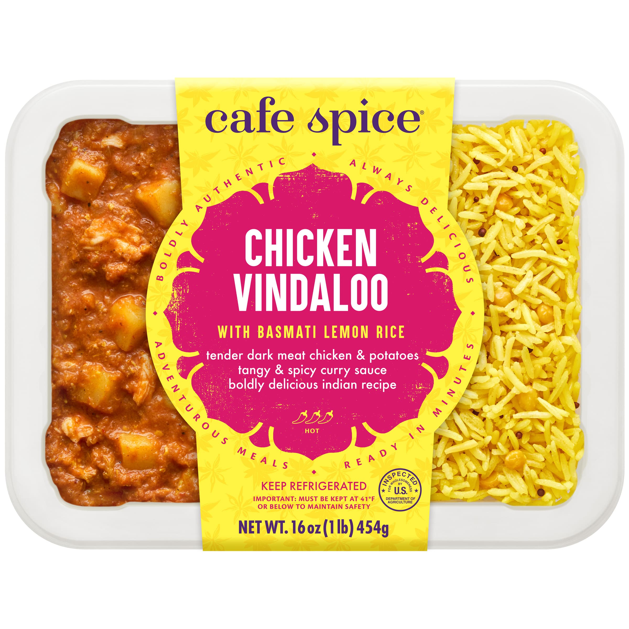 Chicken Vindaloo with Lemon Rice