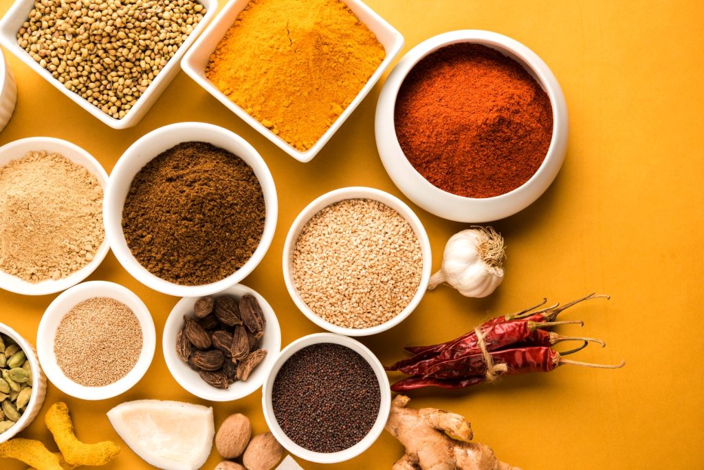 Spices for ready-to-eat indian meals